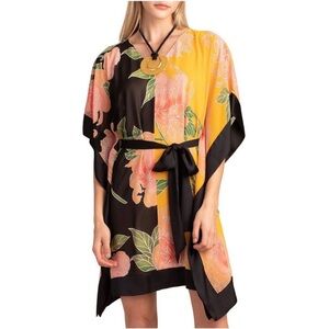 TRINA TURK ✨NWT✨ Love Floral Print Caftan Dress, Size Medium